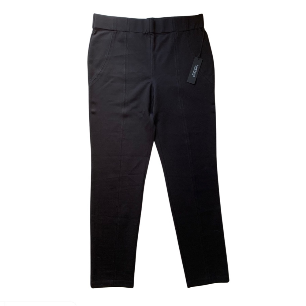 New York & Company Black Stretchy Skinny Leg Womens Dress Pant Size Large